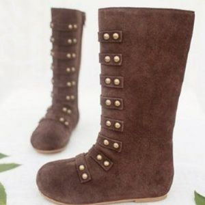 Girls Joyfolie Freya Boots in Chocolate Size 4